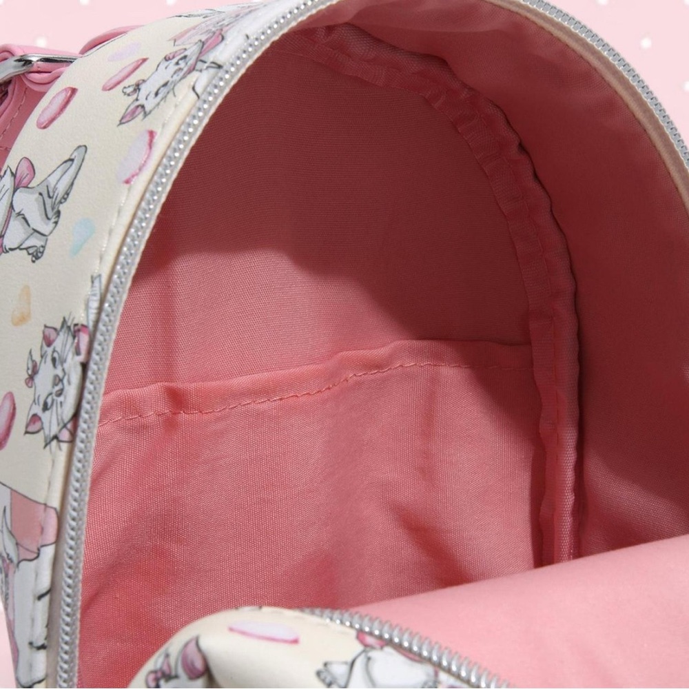 the aristocats marie cat macaron milk pink loungefly disney backpack - Picture 5 of 6